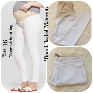 ⭐️Maternity White Skinny size: 16